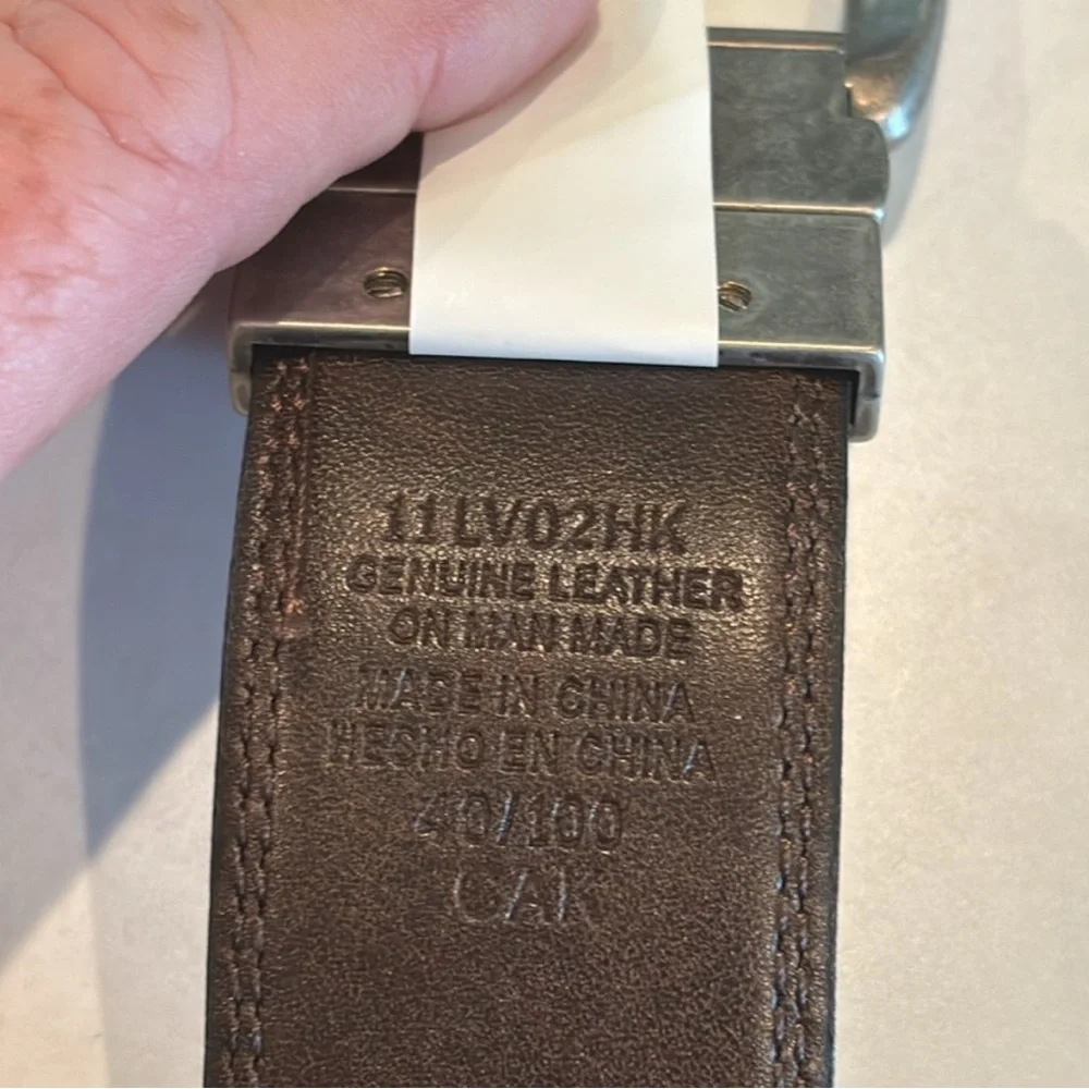 Levi’s Reversible Black Brown Leather Belt Men’s Sz 40